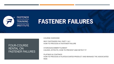 Four-Course Digital Rental on Fastener Failures 