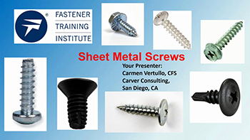 Sheet Metal Screws - Training Video
