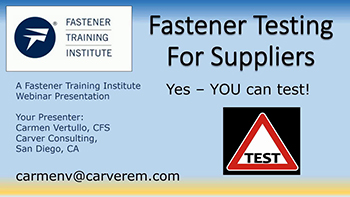 Testing for Suppliers - Training Video